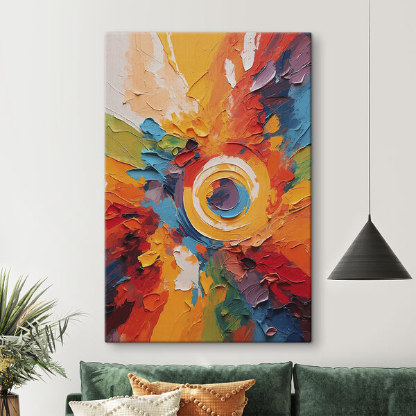 Schilderen van een cirkel Schilderen van een cirkel