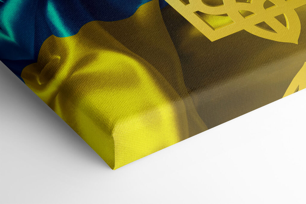 Ukraine's Vibrant Emblem Waves