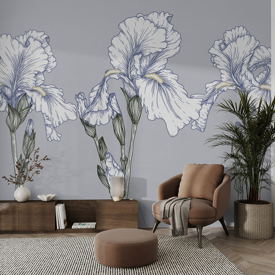Groep witte bloemen Groep witte bloemen