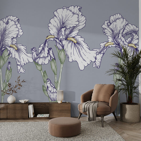 Groep witte bloemen Groep witte bloemen