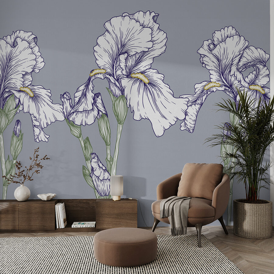 Groep witte bloemen