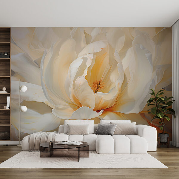 Fotobehang Fotobehang Close-up van een bloem (Artikelnummer: w01558)