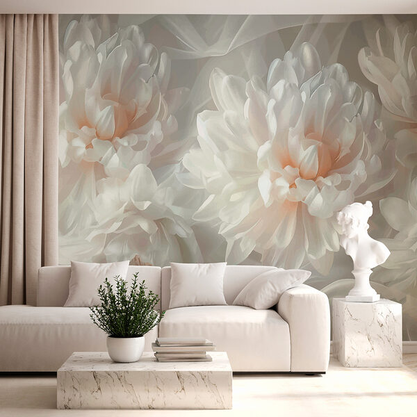 Groep witte bloemen Groep witte bloemen