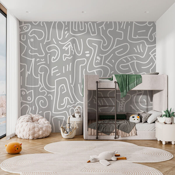 Grey and white pattern