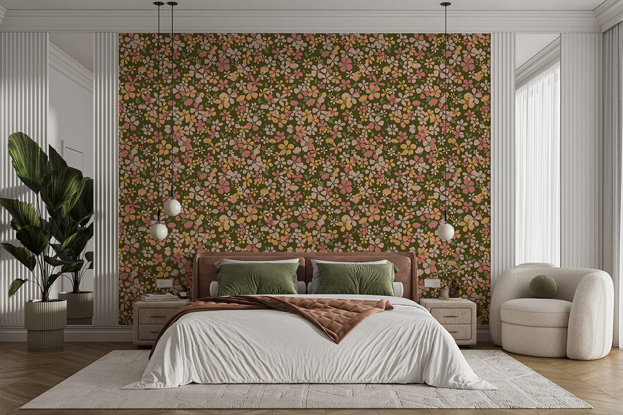 Patroon van kleine bloemen
