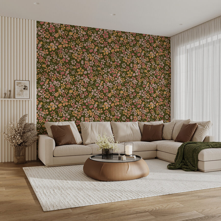 Patroon van kleine bloemen