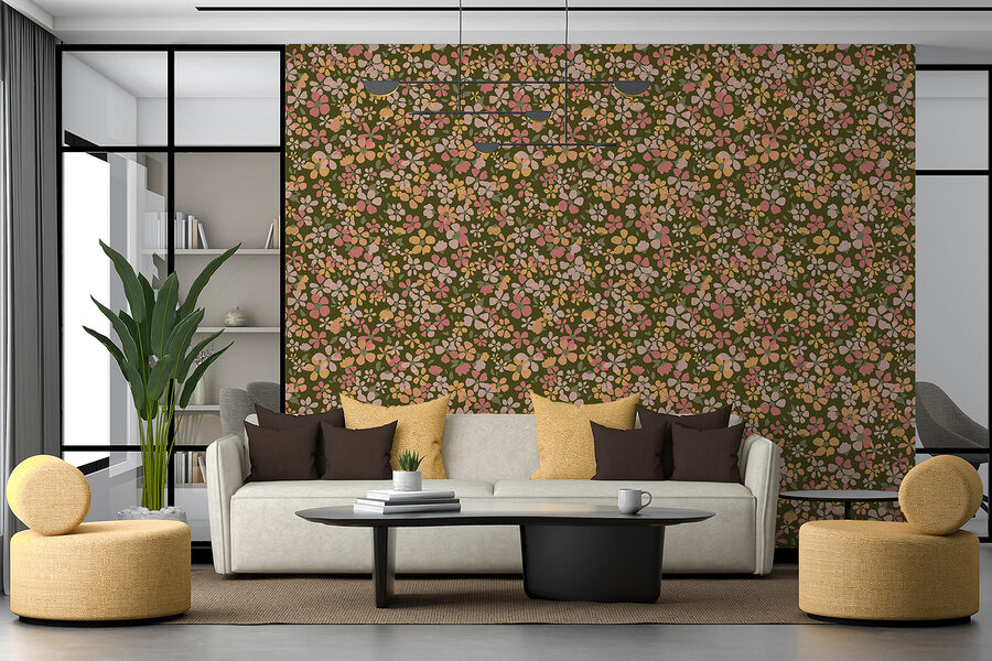 Patroon van kleine bloemen