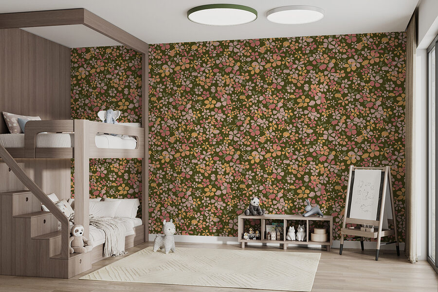 Patroon van kleine bloemen