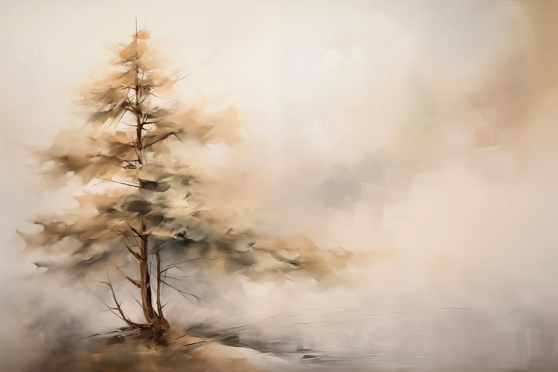 Tree in the fog Tree in the fog