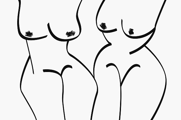 Groep vrouwen’s lichaam Groep vrouwen’s lichaam