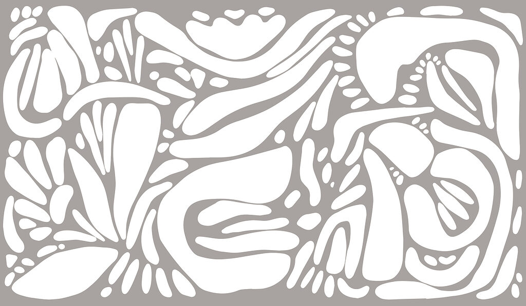 White and gray pattern