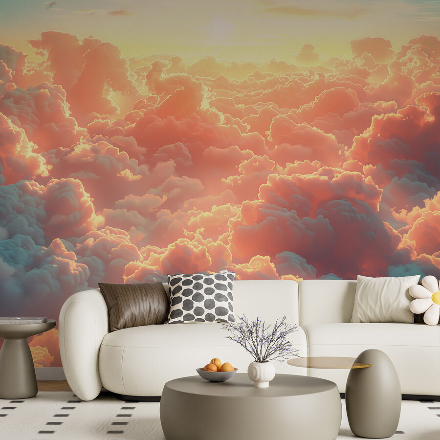 Grote groep wolken