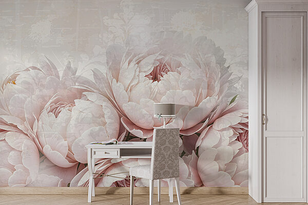 Groep roze bloemen Groep roze bloemen