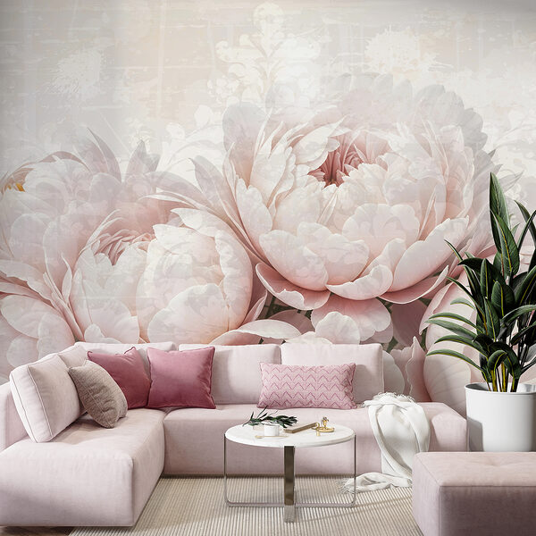 Groep roze bloemen Groep roze bloemen