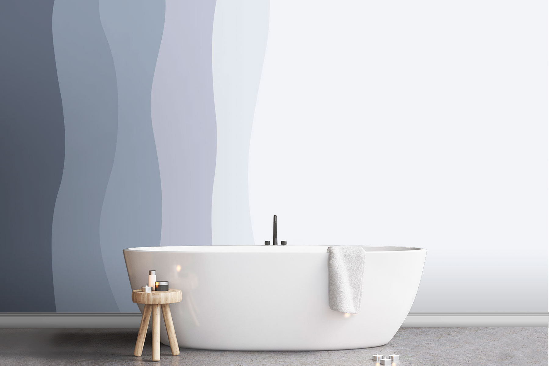 Grey and white wavy lines Grey and white wavy lines