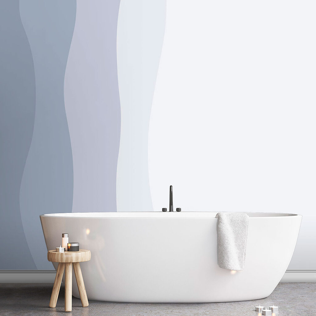 Grey and white wavy lines Grey and white wavy lines