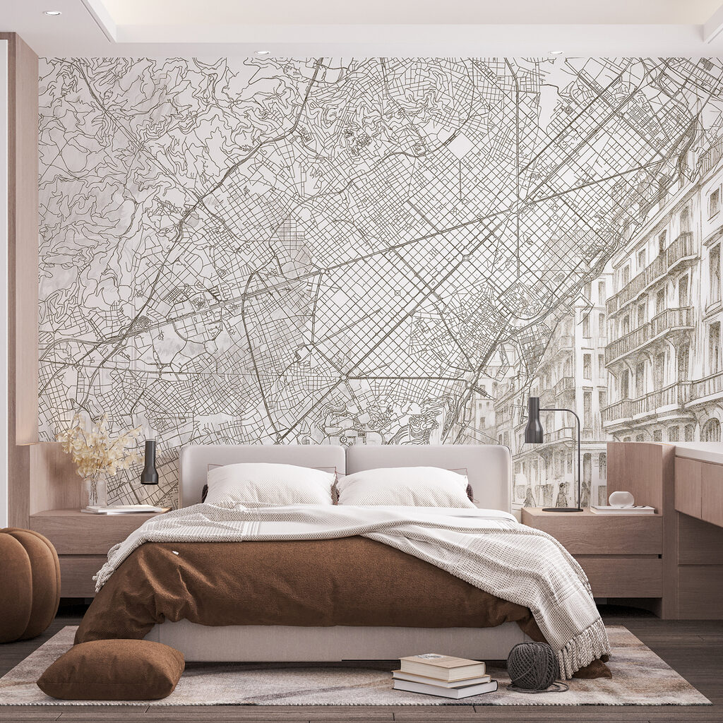 Map of a city Map of a city