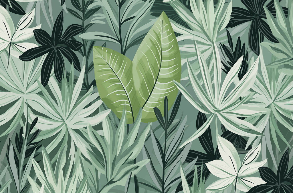 Groene bladeren en planten Groene bladeren en planten