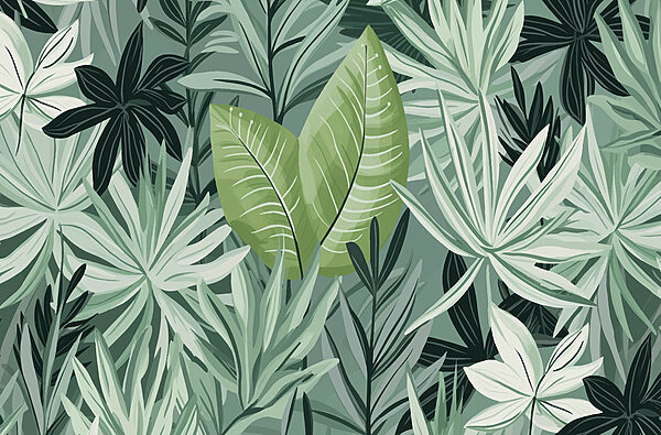 Groene bladeren en planten Groene bladeren en planten