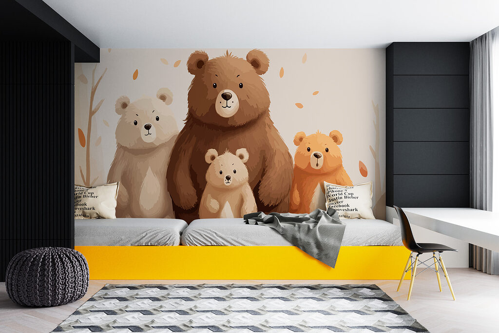 Group of bears standing together