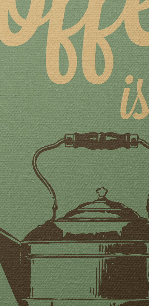 Tea kettle with text on it Tea kettle with text on it