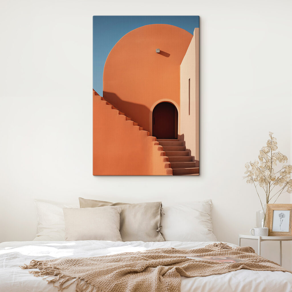 Staircase leading to a building