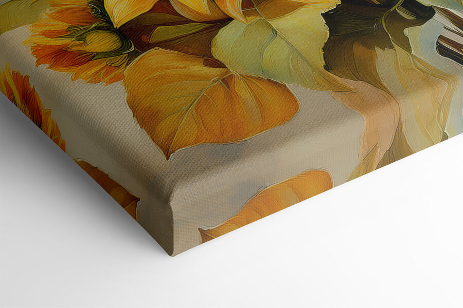 Boeket gele zonnebloemen Boeket gele zonnebloemen