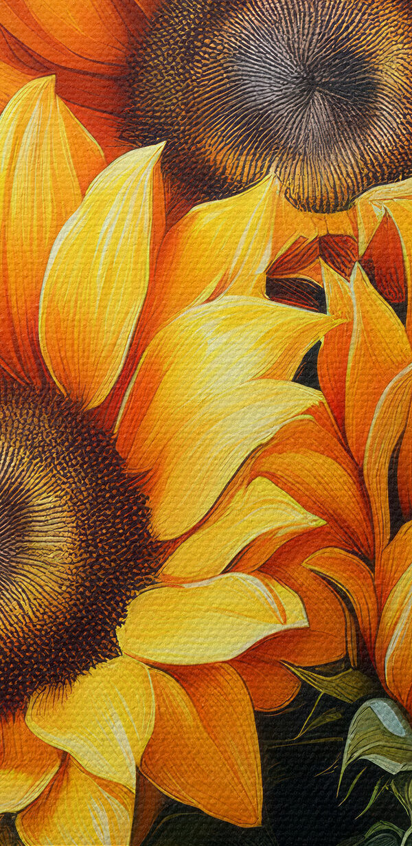Boeket gele zonnebloemen Boeket gele zonnebloemen