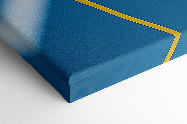 Hand met blauw apparaat Hand met blauw apparaat