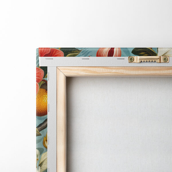 Bloemenpatroon met sinaasappels en bloemen Bloemenpatroon met sinaasappels en bloemen