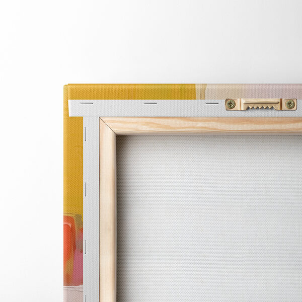 Schilderij van een kleurrijke muur Schilderij van een kleurrijke muur