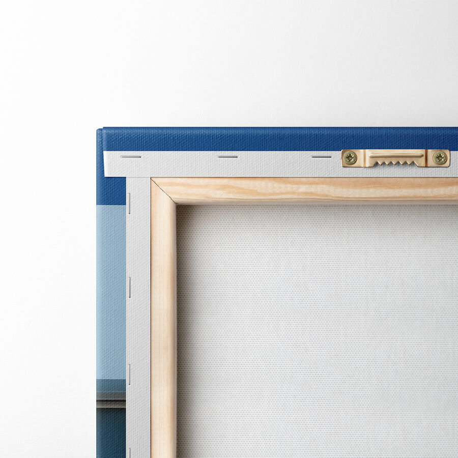 Witte trap buiten een gebouw