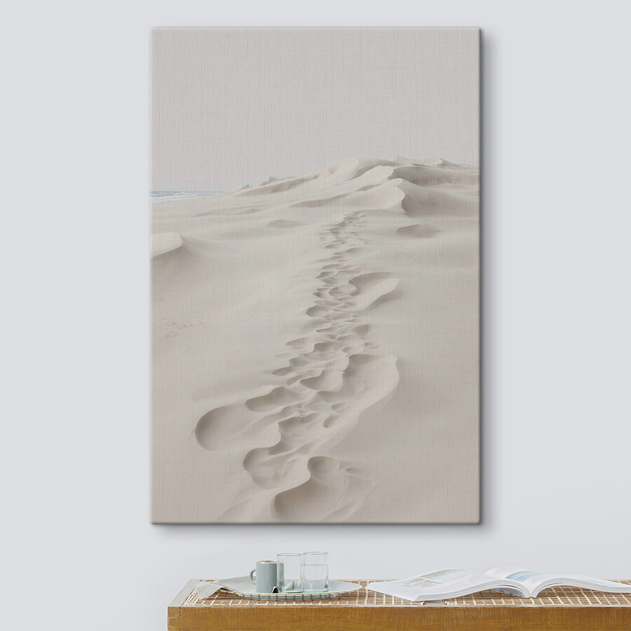 Voetafdrukken in het zand Voetafdrukken in het zand