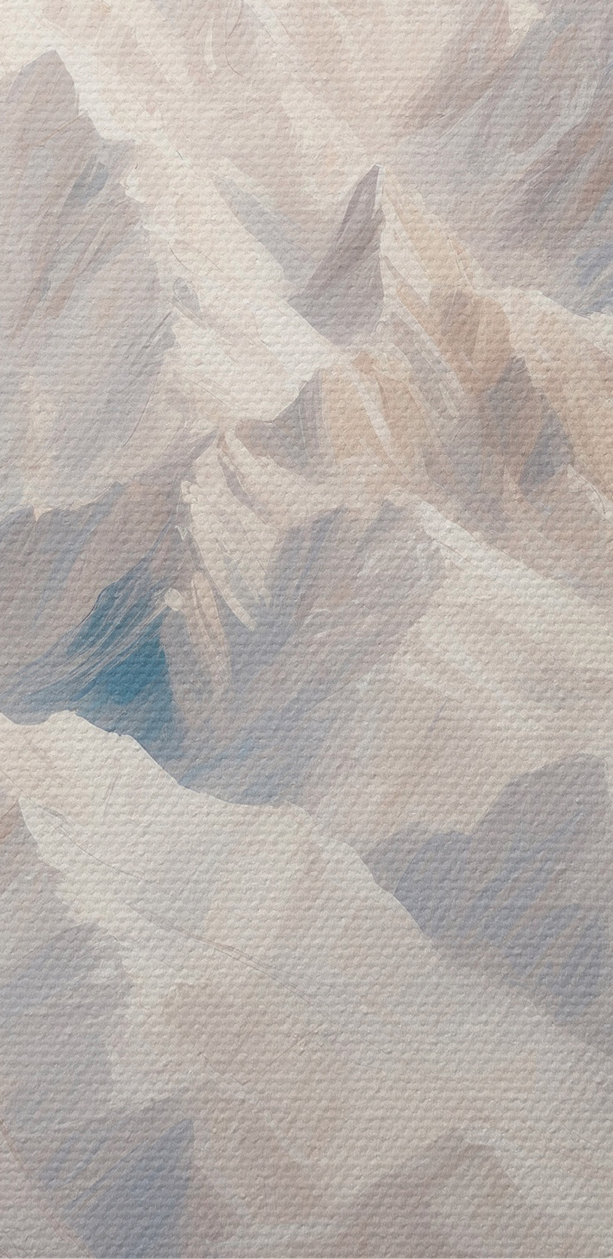 Bergketen met sneeuw