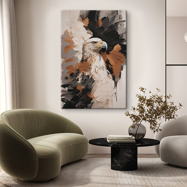 Schilderij van een adelaar Schilderij van een adelaar