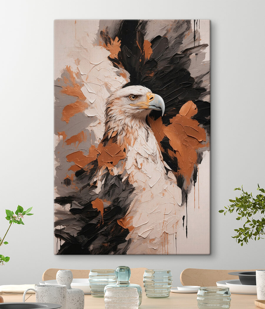 Schilderij van een adelaar
