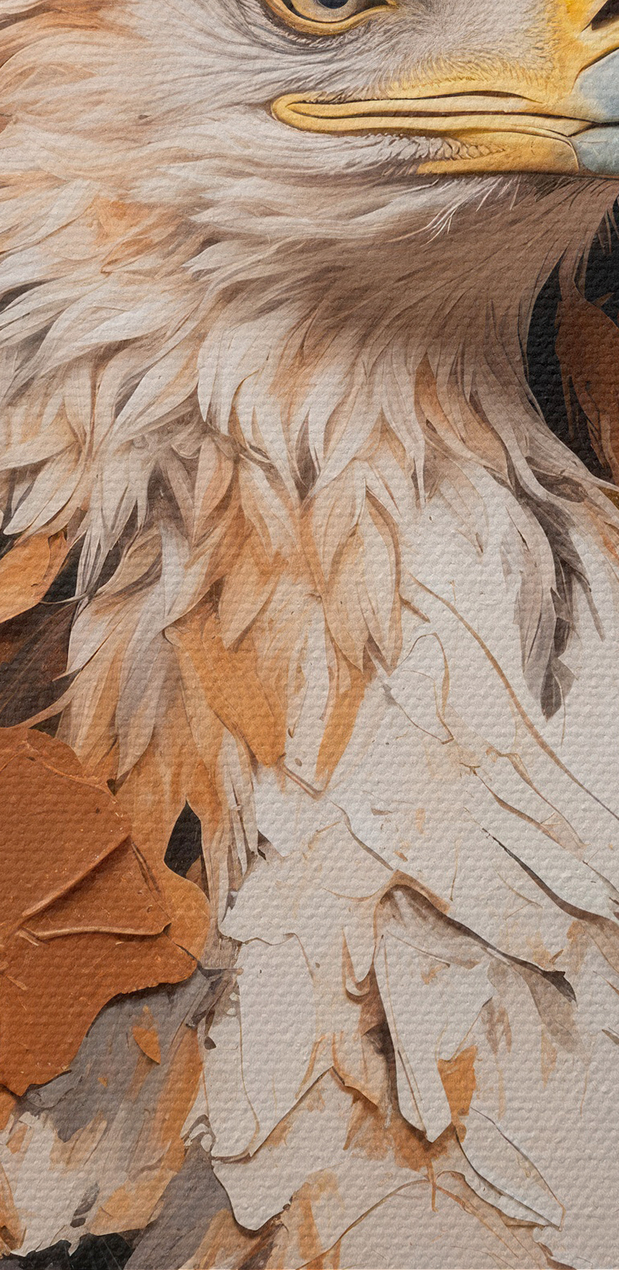 Schilderij van een adelaar