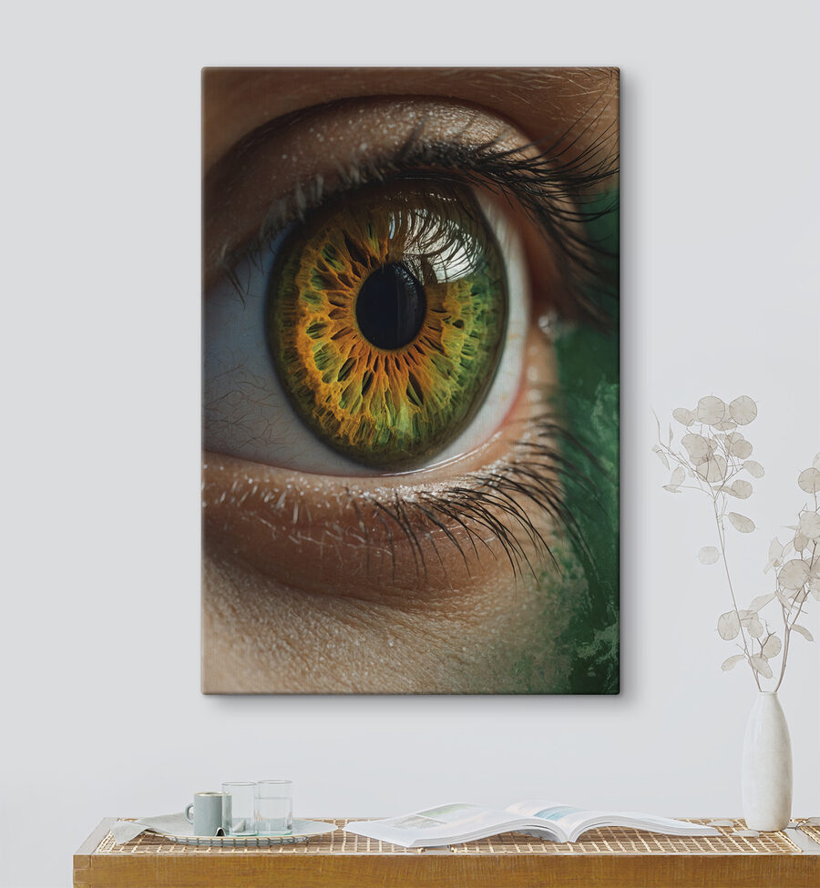 Close-up van een oog