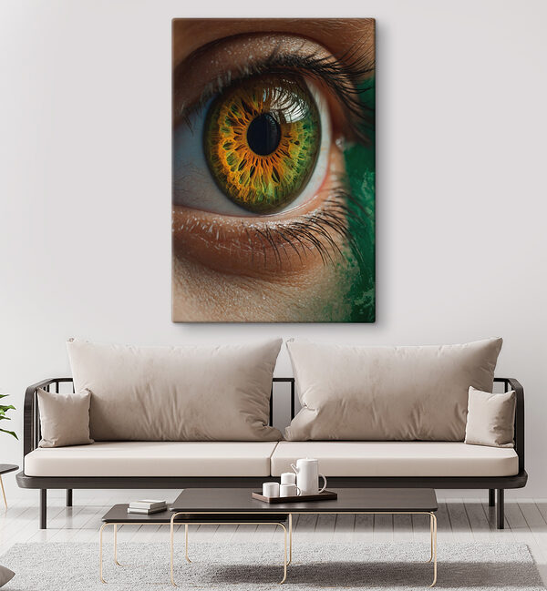 Close-up van een oog Close-up van een oog