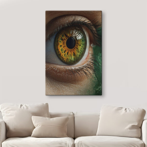 Close-up van een oog Close-up van een oog