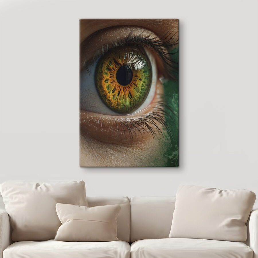 Close-up van een oog