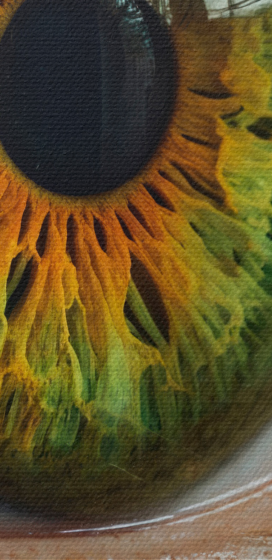 Close-up van een oog