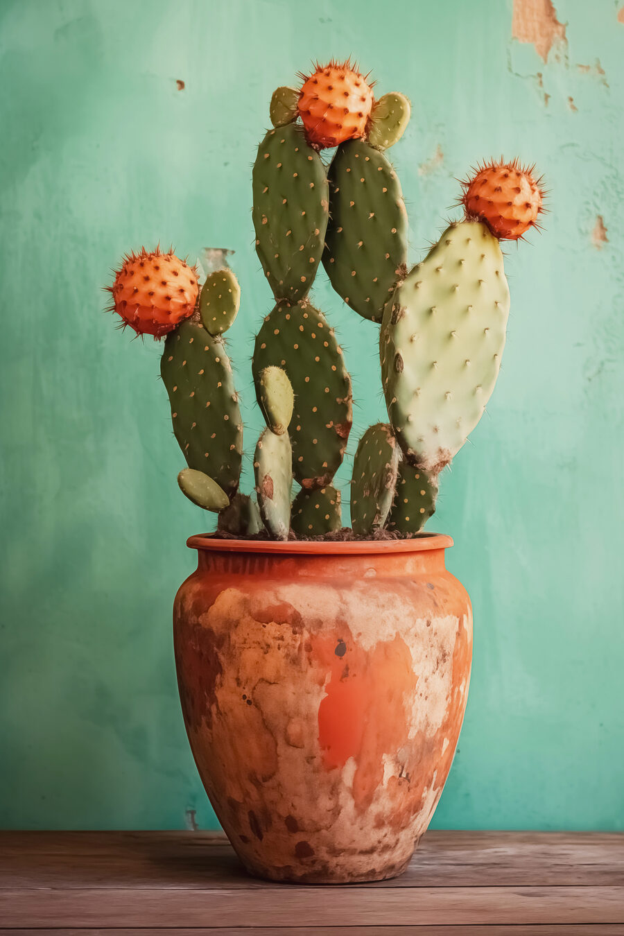 Cactus in een pot
