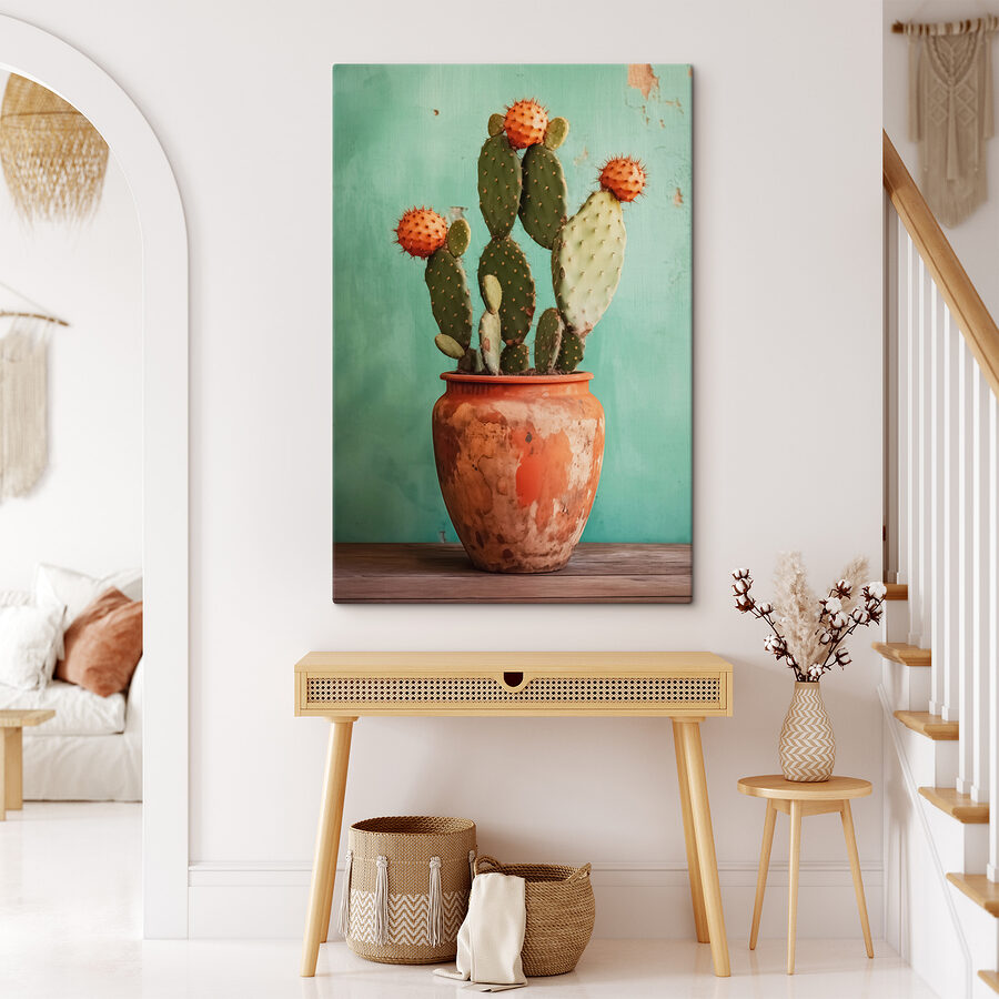 Cactus in een pot