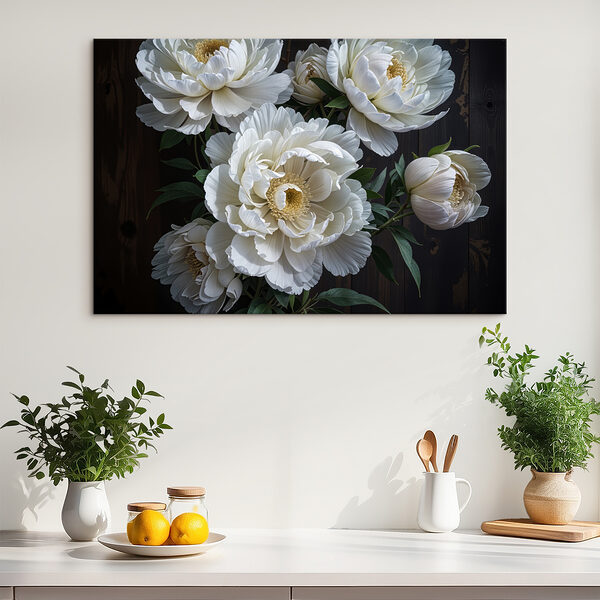 Groep witte bloemen Groep witte bloemen