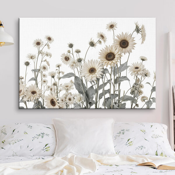 Groep witte bloemen Groep witte bloemen