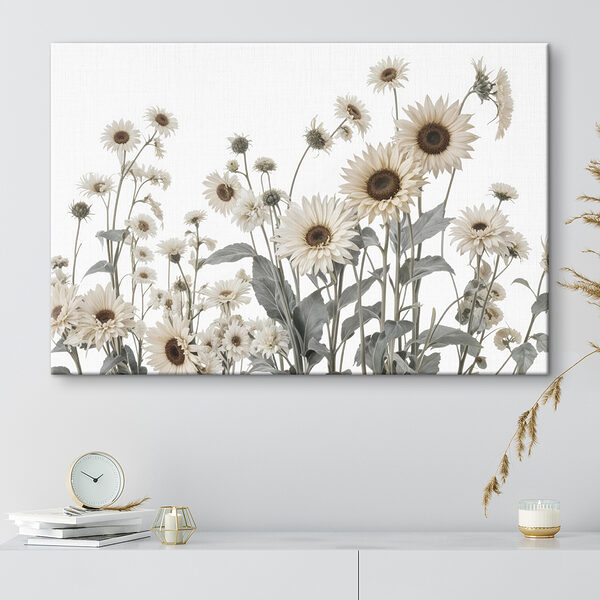 Groep witte bloemen Groep witte bloemen