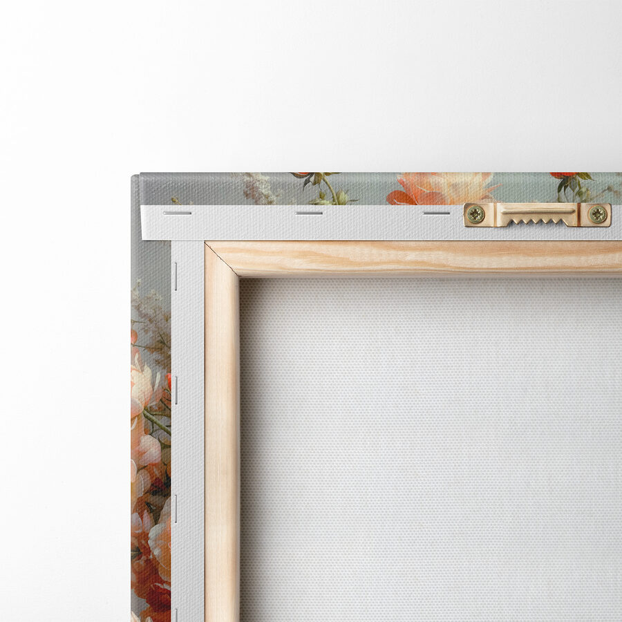 Vaas met bloemen op een tafel