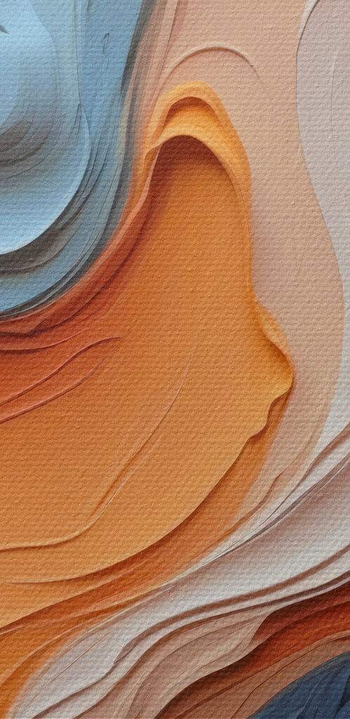 Colorful swirls of paint Colorful swirls of paint