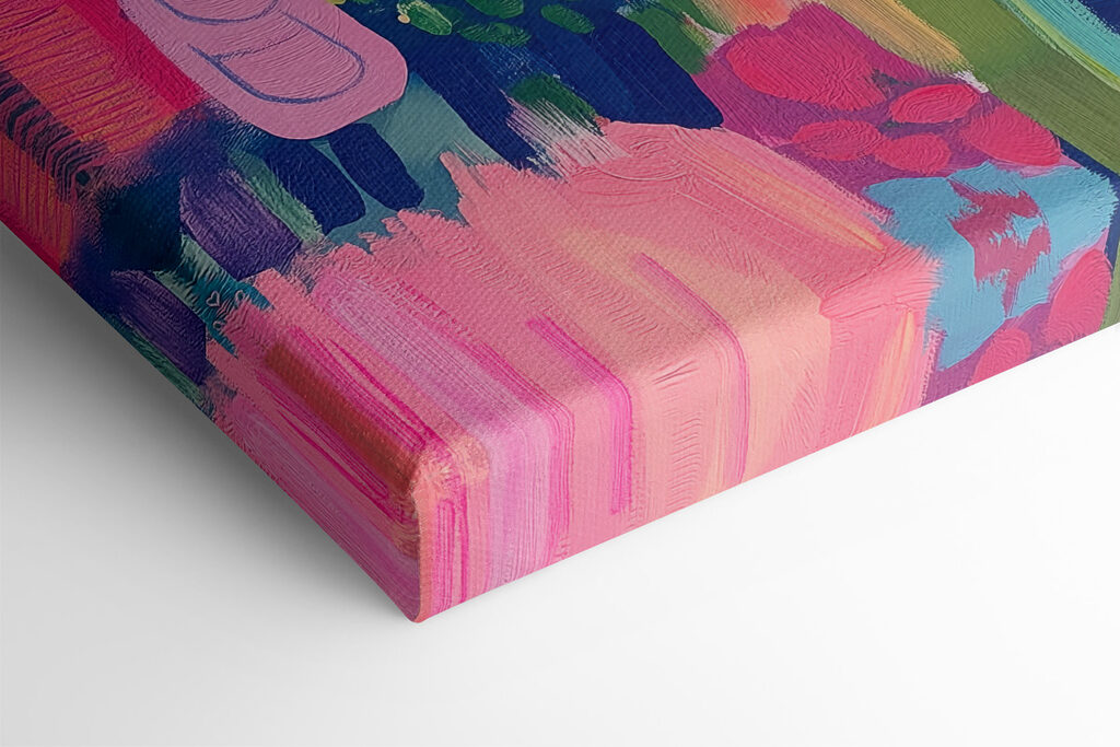 Colorful painting of flowers and plants Colorful painting of flowers and plants